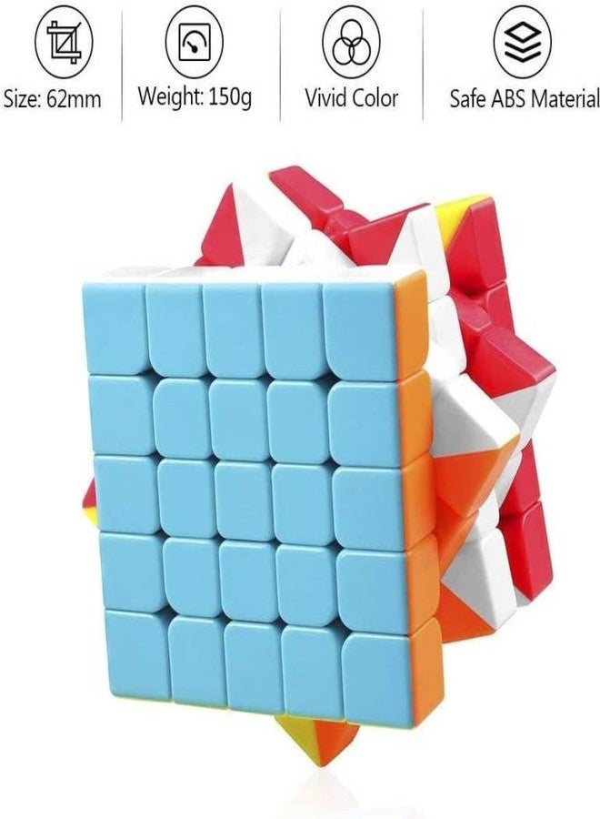QWICK CLICK Combo of Super Speedy Smoothie Cube Set High Speed Stickerless Magic Puzzle Cubes Mind Game for Concentration for Sharp Mind (Combo-1) - Image 3